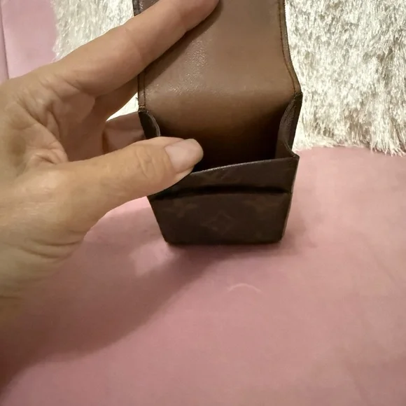 VINTAGE SUPER RARE Authentic Louis Vuitton Mono Lipstick Cigarette Card Holder - Picture 7 of 7